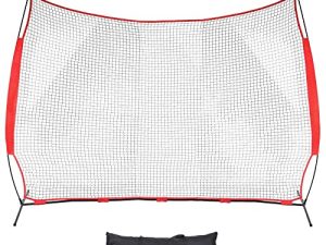 ZELUS Collapsible Barricade Backstop Net 12x9 ft
