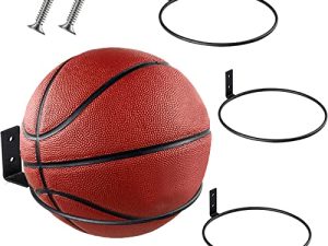 V-HOME Ball Storage Sports Ball Holder Rack for Basketball Football Volleyball Soccer
