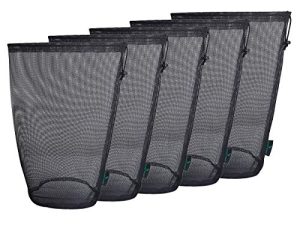 usharedo 5pcs Nylon Mesh Bag Travel Stuff Sack Sports Equipment Bag BVP01XL