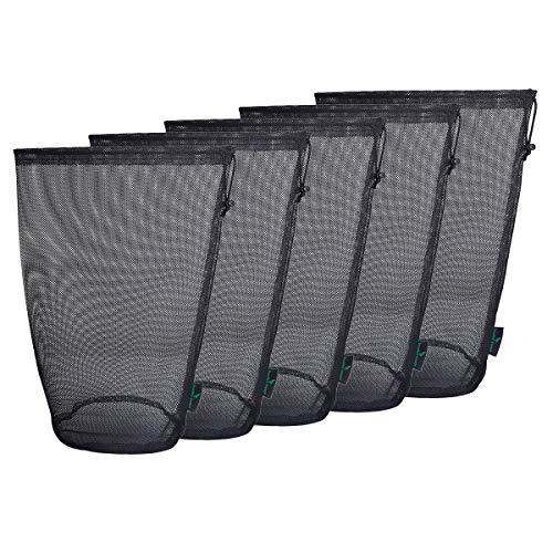 usharedo 5pcs Nylon Mesh Bag Travel Stuff Sack Sports Equipment Bag BVP01XL usharedo 5pcs Nylon Mesh Bag Travel Stuff Sack Sports Equipment Bag BVP01XL