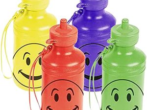 ArtCreativity Smile Face Sports Bottles