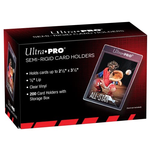Ultra Pro Semi-Rigid 1/2" Lip Sleeves 200ct Ultra Pro Semi-Rigid 1/2" Lip Sleeves 200ct