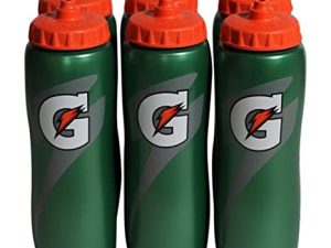 Gatorade 32 Oz Squeeze Water Sports Bottle - Value Pack of 6 - New Easy Grip Design for 2014