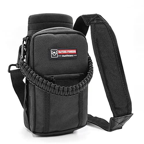 NATURE PIONEOR Neoprene Insulated Water Bottle Holder with Shoulder Strap for 40OZ Sports Water Bottles NATURE PIONEOR Neoprene Insulated Water Bottle Holder with Shoulder Strap for 40OZ Sports Water Bottles