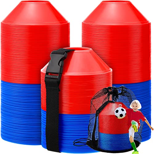 Hanaive 100 Pcs Mini Soccer Cones for Drills with Mesh Bag and Strap Set 5 Inch Agility Disc Sport Cones Soccer Training Equipment for Kids Practice Football Basketball Fitness Indoor Outdoor Game Hanaive 100 Pcs Mini Soccer Cones for Drills with Mesh Bag and Strap Set 5 Inch Agility Disc Sport Cones Soccer Training Equipment for Kids Practice Football Basketball Fitness Indoor Outdoor Game