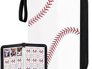 Baseball Card Binder Sleeves for Trading Card Binder Card Holder Album Protectors Card Collection Storage Fit for Sports Card