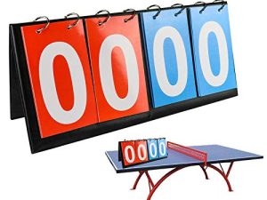 APORO Portable Table Top Scoreboard Flipper