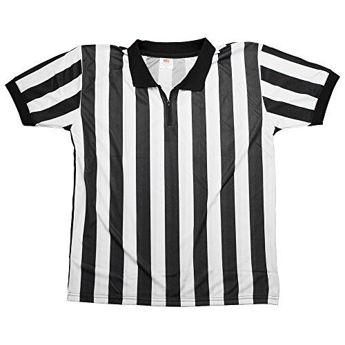Crown Sporting Goods Men's Official Black & White Stripe Referee / Umpire Jersey – Pro-style Ref Uniform Crown Sporting Goods Men's Official Black & White Stripe Referee / Umpire Jersey – Pro-style Ref Uniform