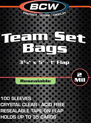 BCW Resealable Team Set Bags - 400 ct BCW Resealable Team Set Bags - 400 ct