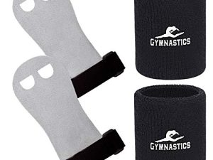 Ninja Sports Gymnastics Hand Grips Wristbands for Girls Kids Youth