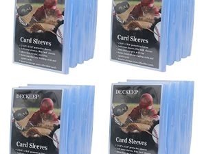 DECKEEP 2000 Count Ultra Clear Card Sleeves