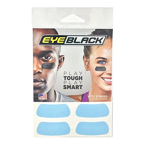 Baby Blue Football Baseball Softball Eye Black Strips Baby Blue Football Baseball Softball Eye Black Strips