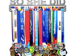 Lapetale Fashion Medal Hanger Holder Display Wall Rack Frame Shelf-Medal Hanger Awards Ribbon Cheer