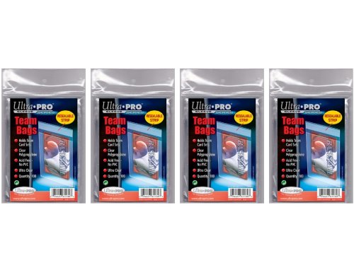 400 Ultra Pro Standard Team Bags 4 Packs of 100 New Team Set Lot Value Pack 400 Ultra Pro Standard Team Bags 4 Packs of 100 New Team Set Lot Value Pack