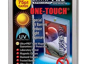1 (One) 75pt One-Touch Card Holder
