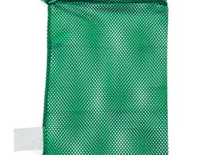Champion Sports Mesh Sports Equipment Bag - Multipurpose Nylon Drawstring Sack with Lock and ID Tag for Balls